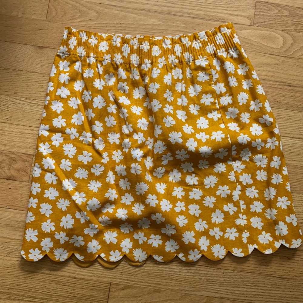 NWT Jcrew mustard skirt